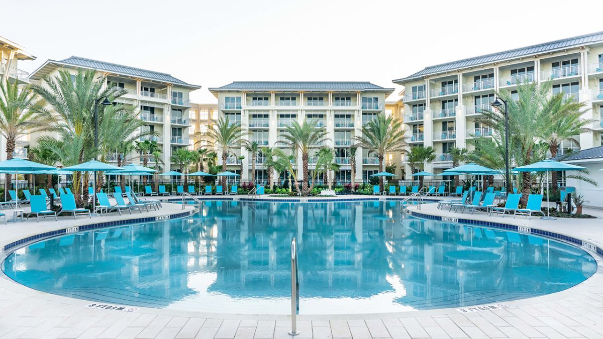 Pool view of Margaritaville Resort Orlando