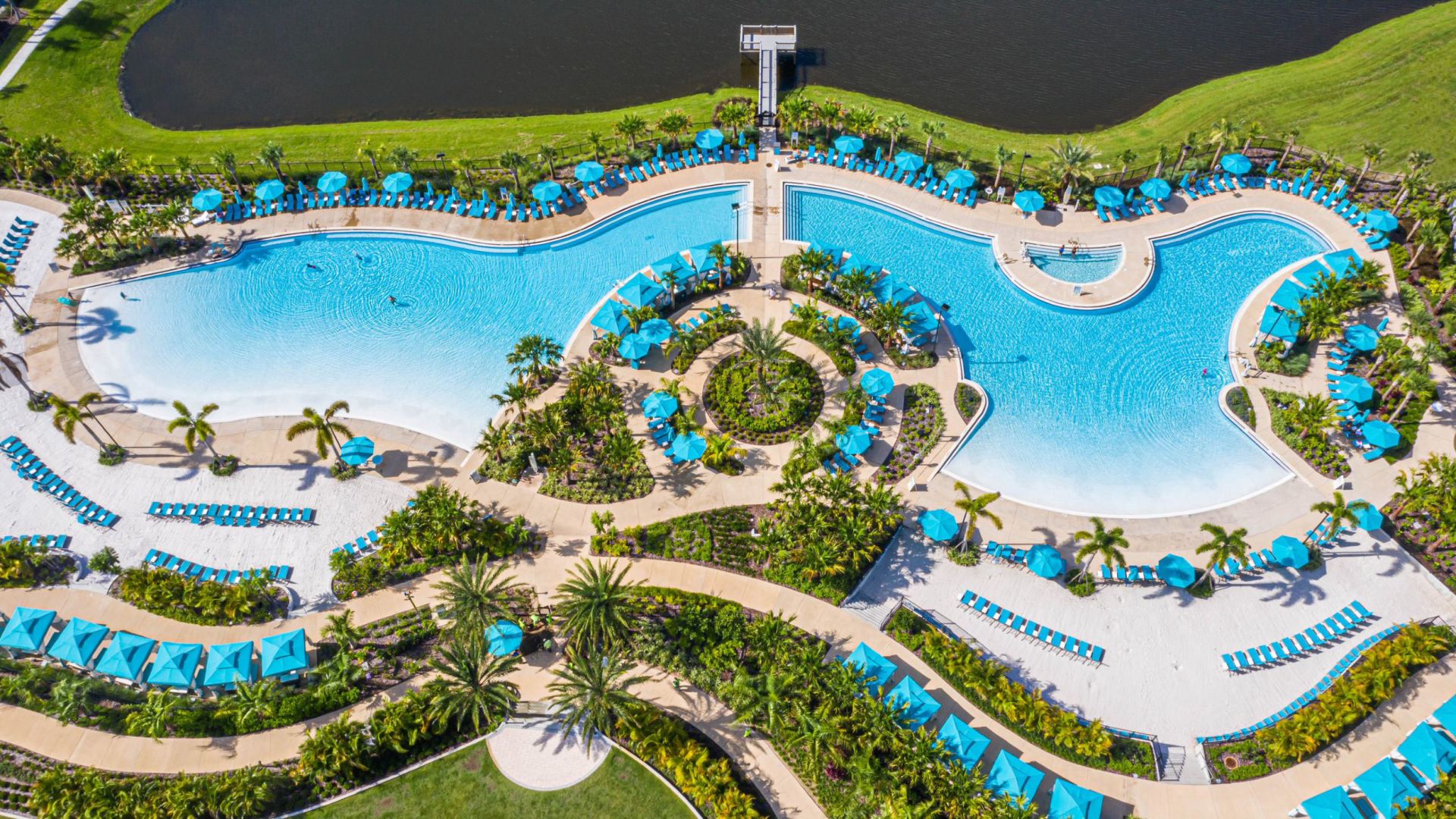 View of Margaritaville Resort Orlando pool