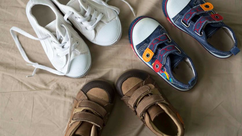 Pairs of baby shoes