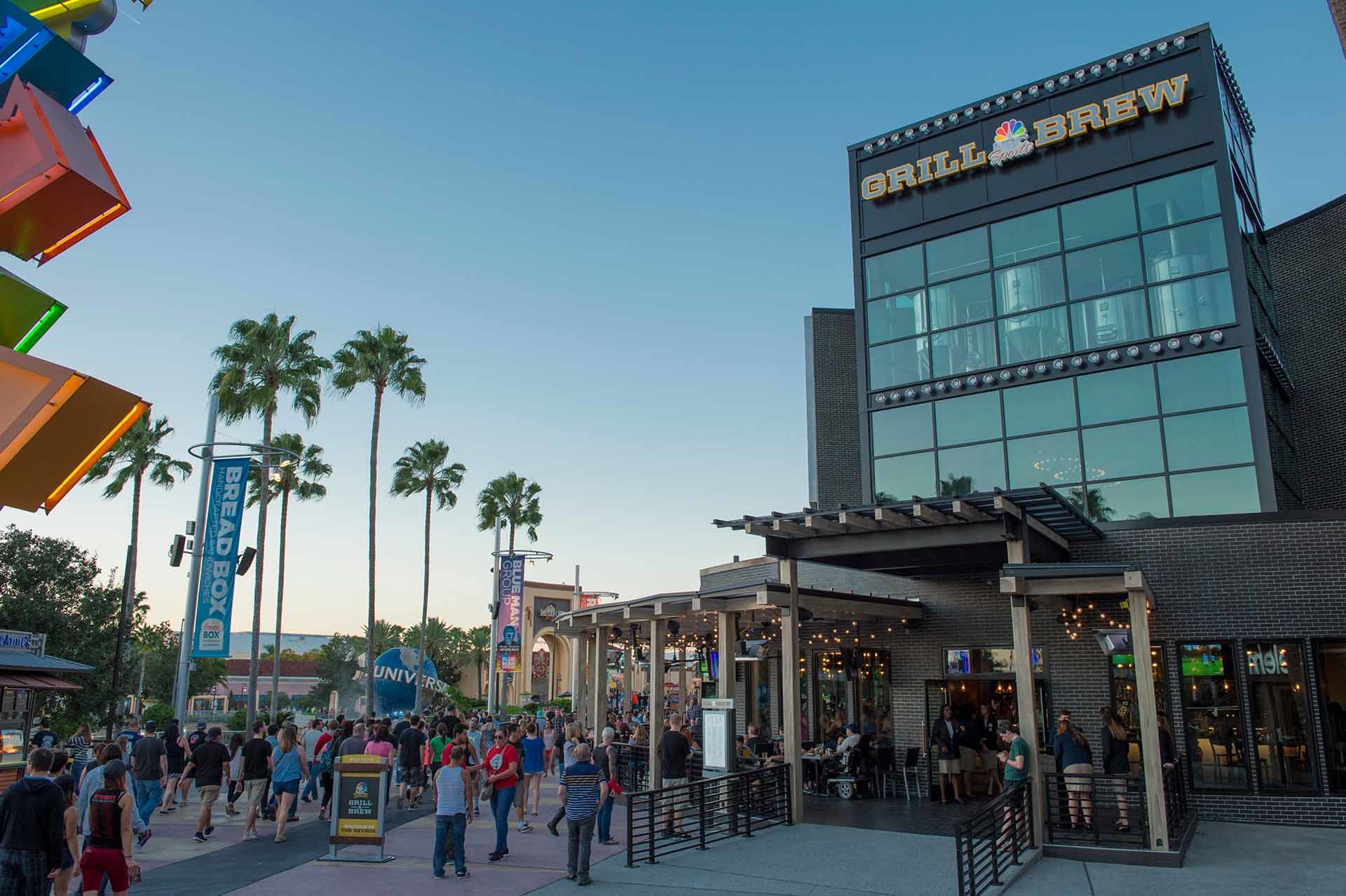Exterior of NBC Grill &amp; Brew at Universal CityWalk