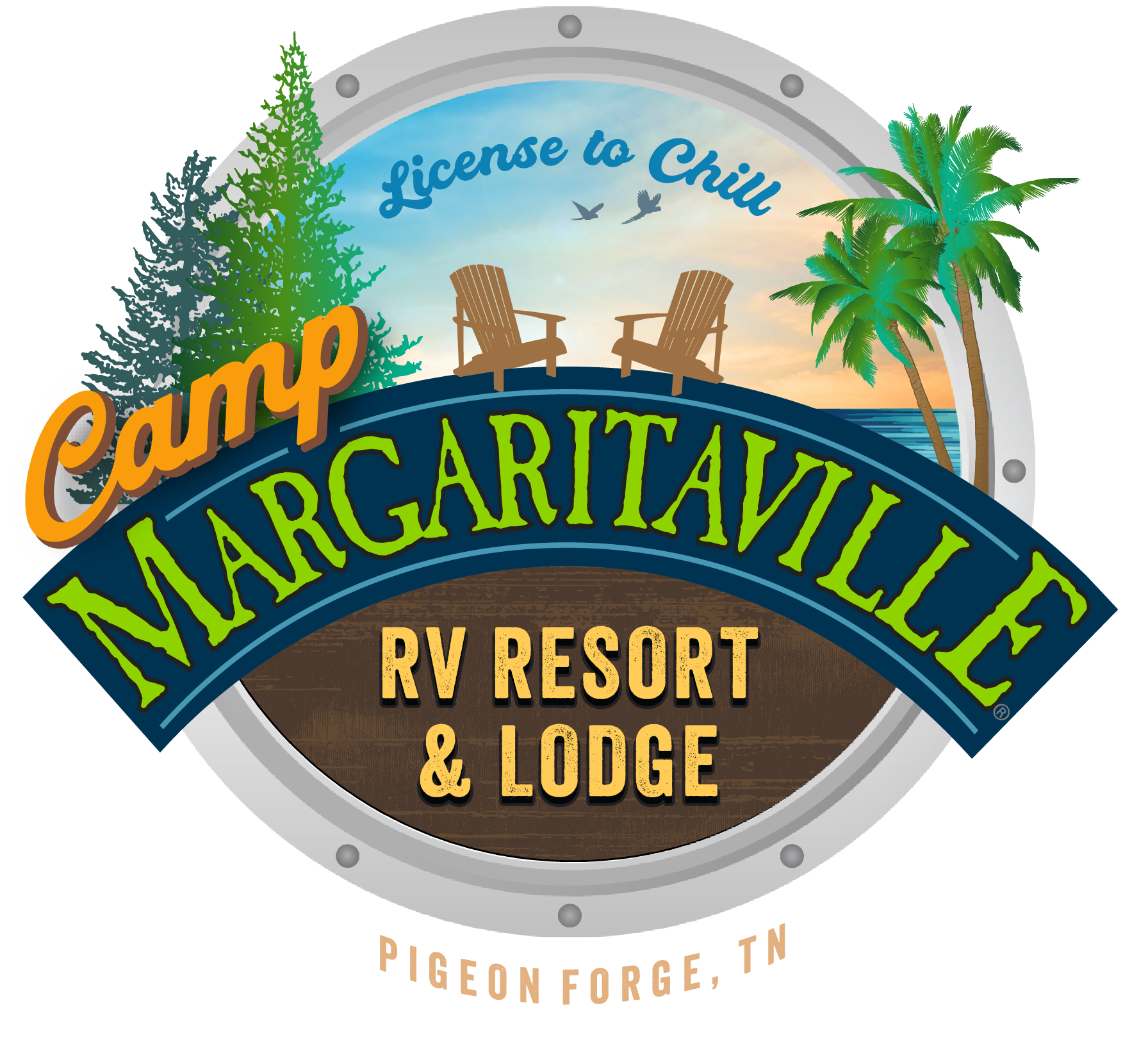 Camp Margaritaville RV Resort & Lodge Pigeon Forge Logo
